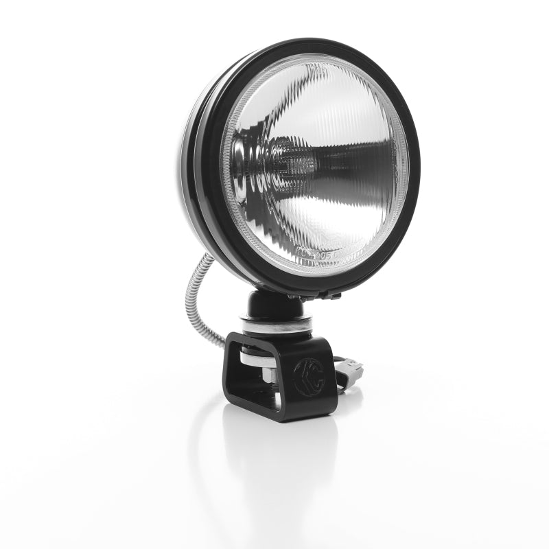 KC HiLiTES Daylighter 6in. Halogen Light 100w Spread Beam (Single) - Black SS KC HiLiTES
