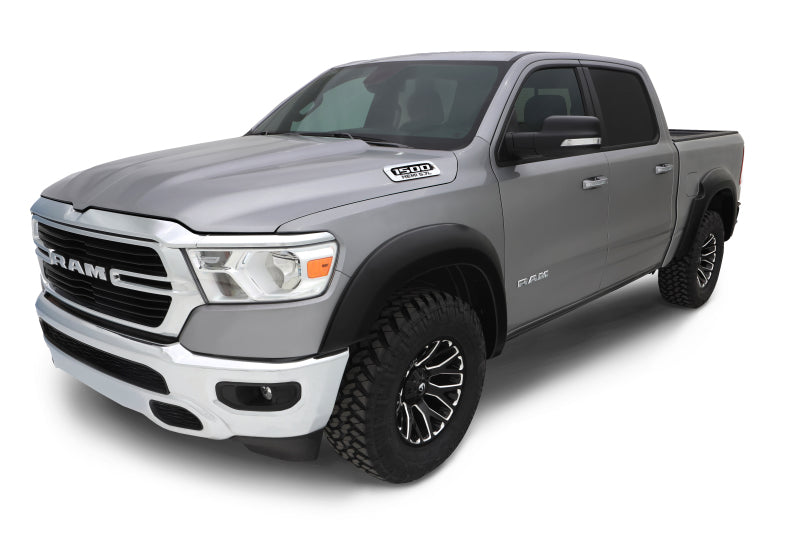 Bushwacker 19-22 Ram 1500 (Excl. Rebel/TRX) 67.4 & 76.3in Bed Extend-A-Fender Flares 4pc - Smth Blk Bushwacker