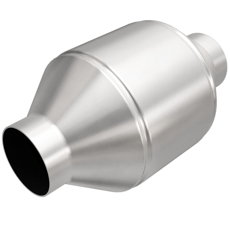 MagnaFlow Conv Univ 2.5in Inlet/Outlet Center/Center Round 3in Body L x 5in W x 8.75in Overall L Magnaflow