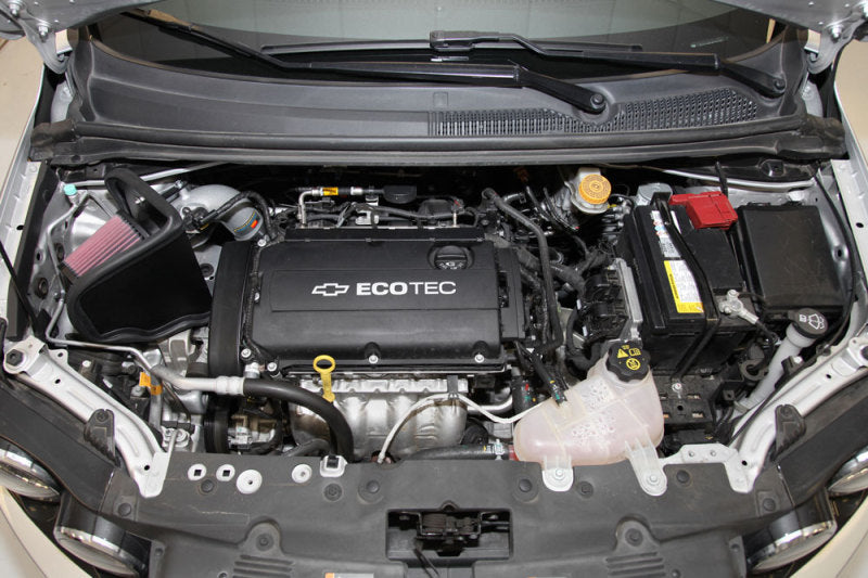 K&N 12 Chevy Sonic 1.8L Silver Typhoon Cold Air Intake K&N Engineering