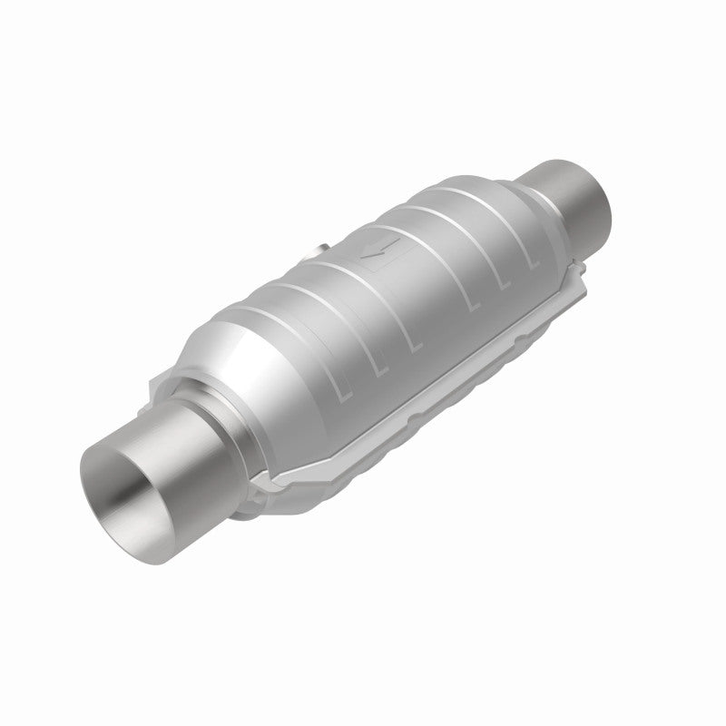 MagnaFlow Conv Univ 2.5in Inlet/Outlet Center/Center Round 11in Body L x 5.125in W x 15in Overall L Magnaflow