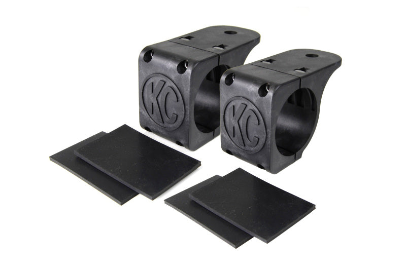 KC HiLiTES Universal Tube Clamp Light Mount Bracket Set / 2.25in. to 2.5in. Bar (Pair) KC HiLiTES