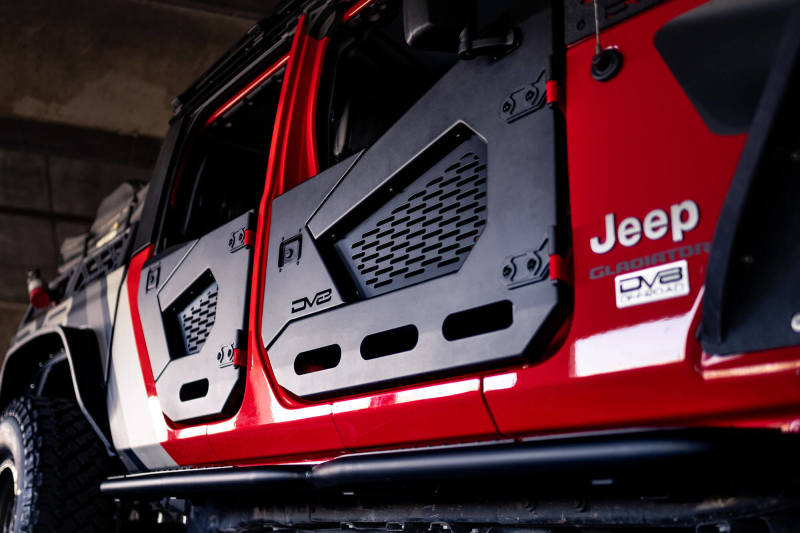 DV8 Offroad 18-22 Jeep Wrangler JL/JT Spec Series Half Doors - Front Set DV8 Offroad