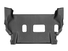 Load image into Gallery viewer, WeatherTech 11-13 Infiniti QX56 / 2014+ Infiniti QX80 Rear FloorLiner - Black (2nd Row Split Bench) WeatherTech