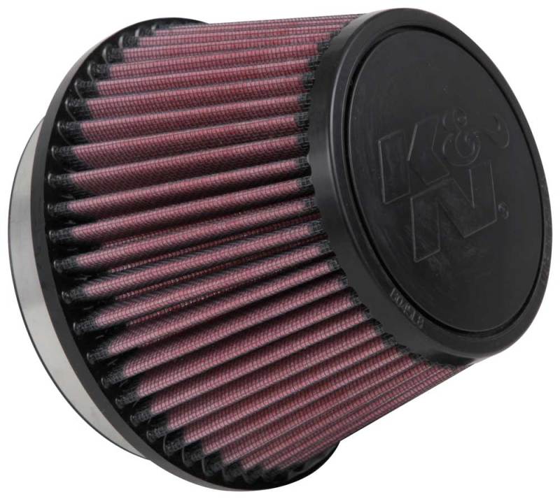 K&N Universal Rubber Filter 5in Flange ID x 6.5in Base OD x 4.5in Top OD x 4.125in Height K&N Engineering