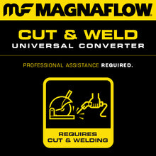 Load image into Gallery viewer, MagnaFlow Conv Univ 2.5 Angled Inlet Magnaflow
