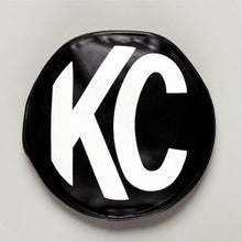 Load image into Gallery viewer, KC HiLiTES 6in. Round Soft Cover (Pair) - Black w/Yellow KC Logo KC HiLiTES