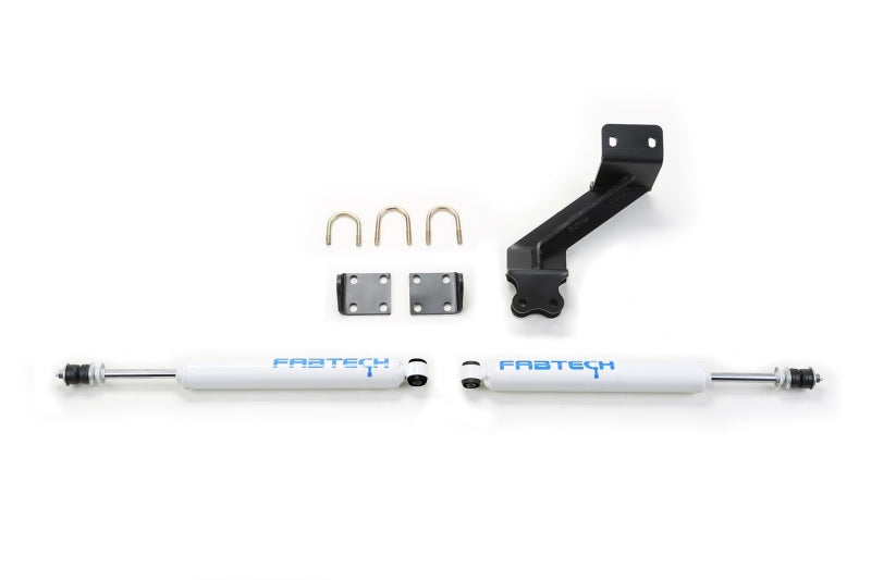 Fabtech 14-18 Ram 2500/3500 4WD Dual Steering Stabilizer System w/Perf. Shocks Fabtech
