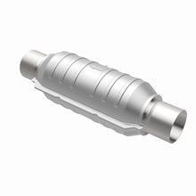 Load image into Gallery viewer, MagnaFlow Conv Univ 2.5in Inlet/Outlet Center/Center Round 11in Body L x 5.125in W x 15in Overall L Magnaflow