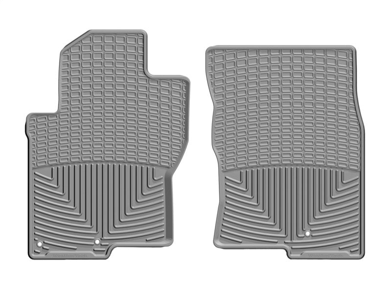 WeatherTech 08-19 Nissan Frontier Crew Cab Front Rubber Mats - Grey WeatherTech