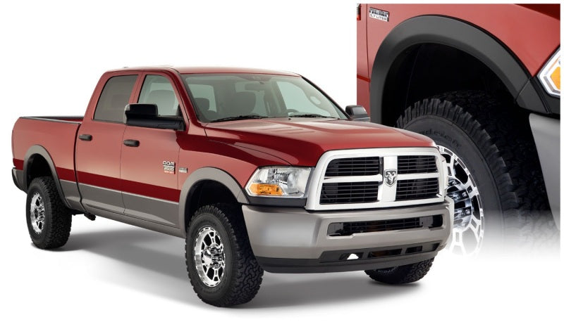 Bushwacker 10-18 Dodge Ram 2500 Fleetside OE Style Flares 4pc 76.3/98.3in Bed - Black Bushwacker