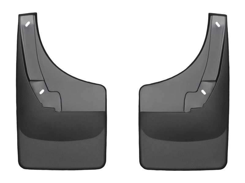 WeatherTech 09+ Dodge Ram 1500 No Drill Mudflaps - Black WeatherTech