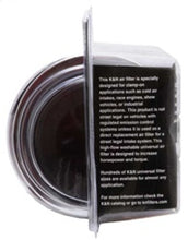 Load image into Gallery viewer, K&amp;N Universal Air Filter Chrome Round Tapered Red - 4in Flange ID x 1.125in Flange Length x 9.5in H K&amp;N Engineering