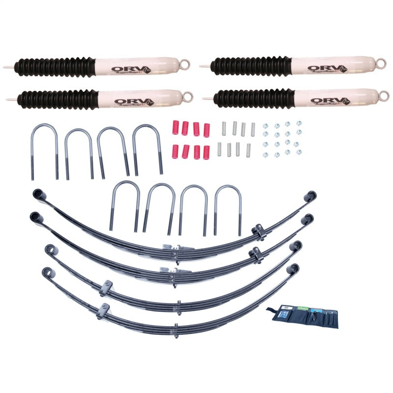 Rugged Ridge 4in Lift Kit with Shocks 55-75 Jeep CJ Rugged Ridge
