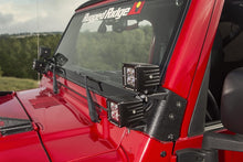 Load image into Gallery viewer, Rugged Ridge 97-06 Jeep Wrangler TJ Textured Black Dual A-Pillar Light Mount Rugged Ridge