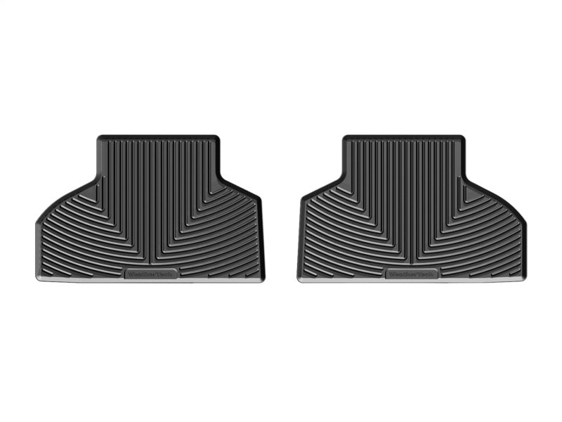 WeatherTech 2014+ BMW X5 Rear Rubber Mats - Black WeatherTech
