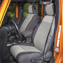Load image into Gallery viewer, Rugged Ridge Seat Cover Kit Black/Gray 11-18 Jeep Wrangler JK 4dr Rugged Ridge