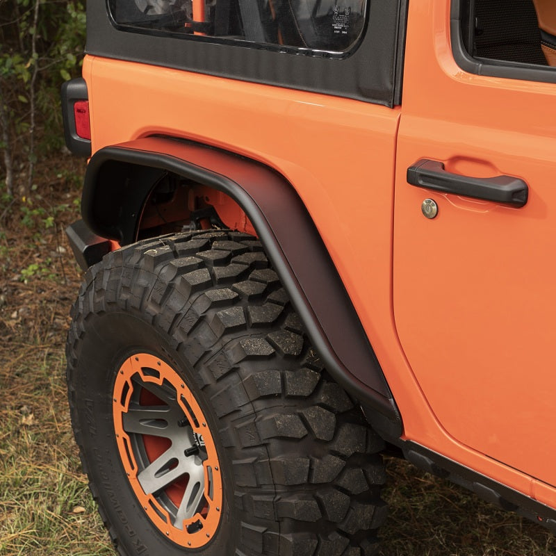 Rugged Ridge HD Steel Tube Fenders Full Set Black 18-19 JL Rugged Ridge