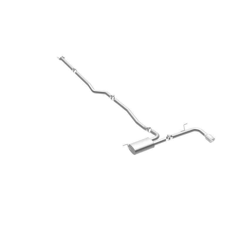 MagnaFlow Cat Back, SS, 2.5in, Street, Single Straight Pass. Polished 4in Tip, 2015 Ford Fusion 2.5L Magnaflow