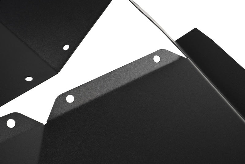 Rugged Ridge Inner Fender Liners Frnt Aluminum Black 18-20 Jeep Wrangler JL Rugged Ridge
