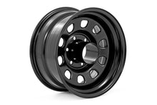 Load image into Gallery viewer, Steel Wheel | Black | 15x10 | 6x5.5 | 4.25 Bore | -39 Rough Country