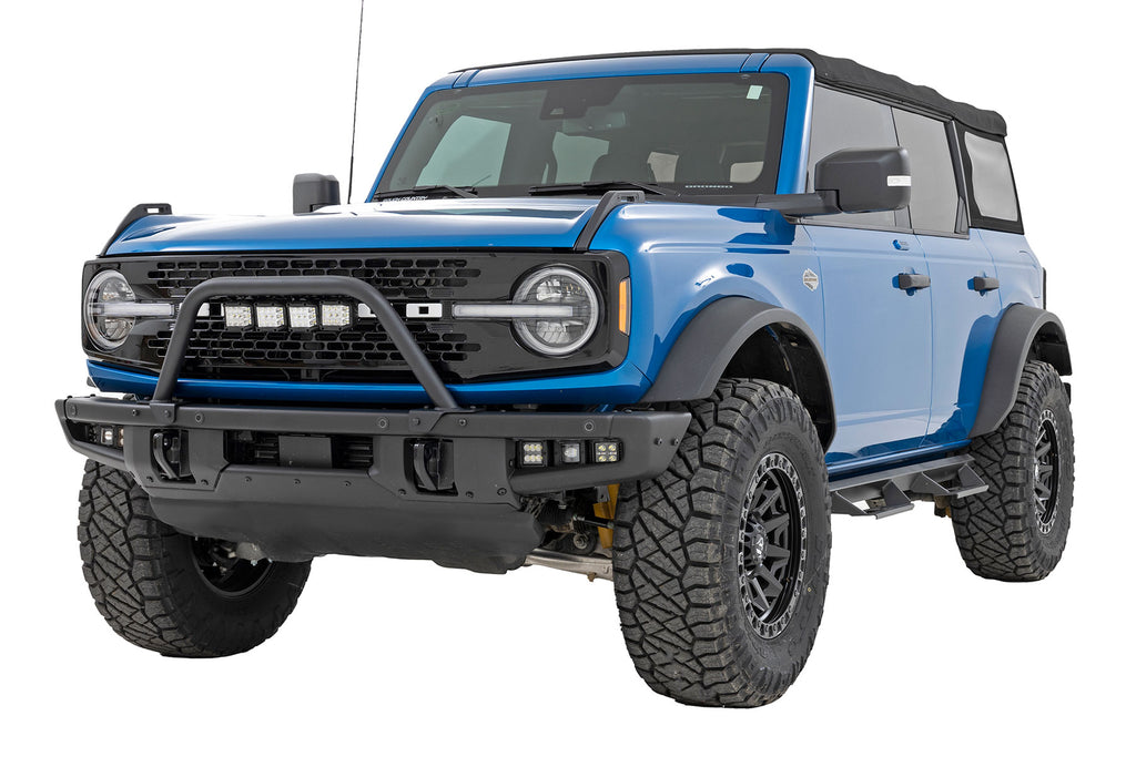 Safari Bar | 3" OSRAM (Quad) | Wide | OE Modular Steel | Ford Bronco (21-23) Rough Country