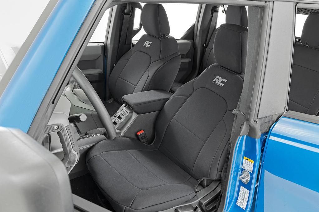 Seat Covers | Bucket Seats | FR & RR | Ford Bronco 4WD (2021-2023) Rough Country