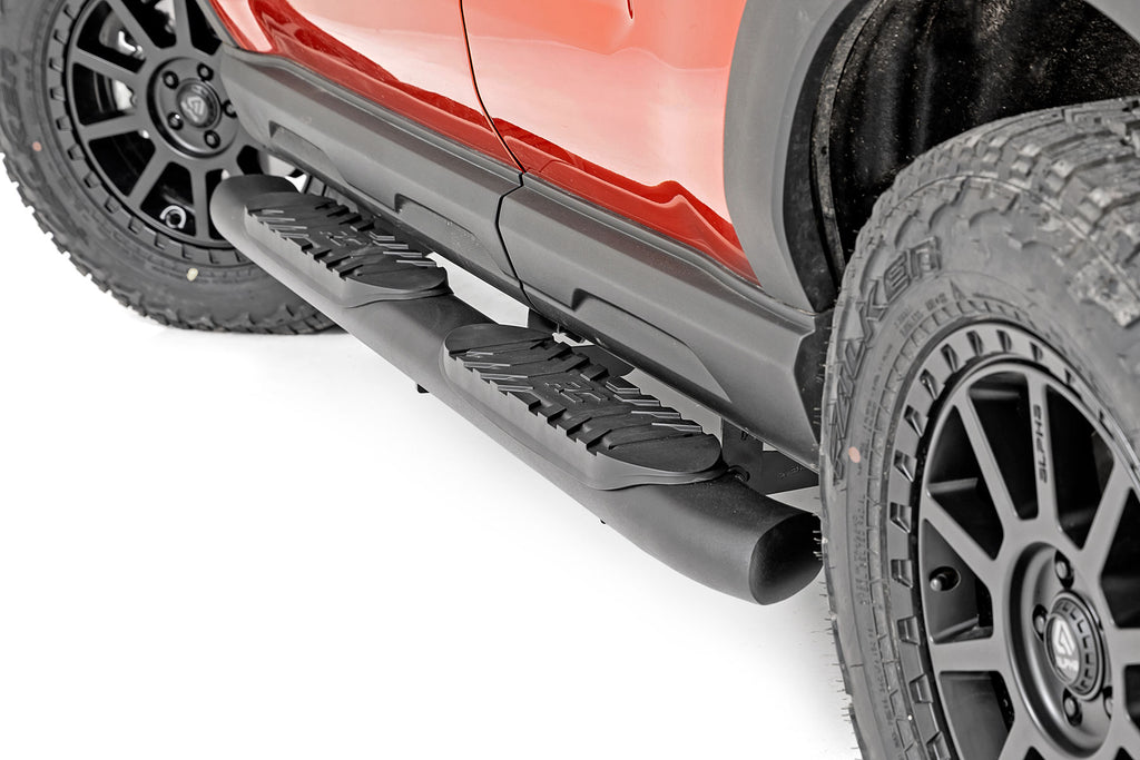 Oval Nerf Steps | Black | Ford Bronco Sport 4WD (2021-2023) Rough Country