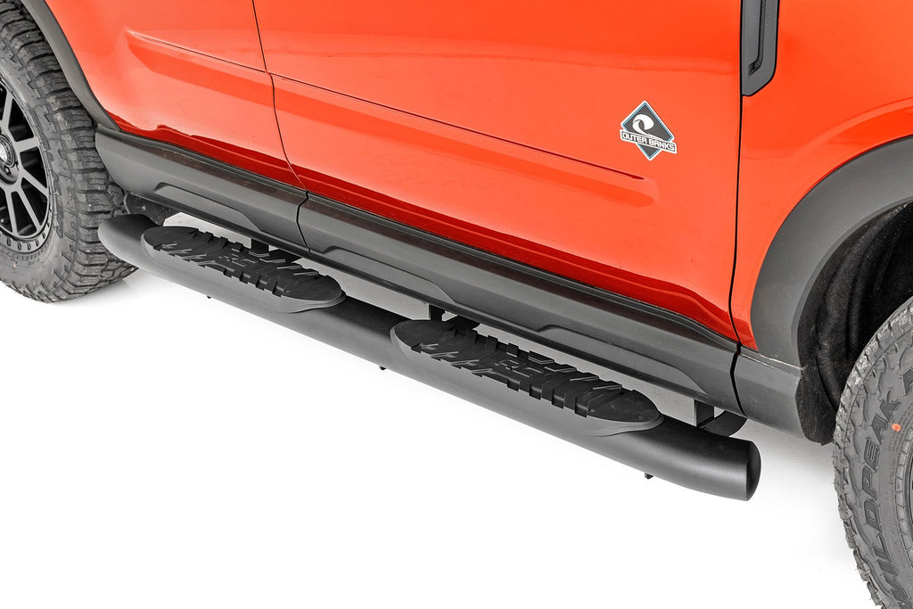 Oval Nerf Steps | Black | Ford Bronco Sport 4WD (2021-2023) Rough Country