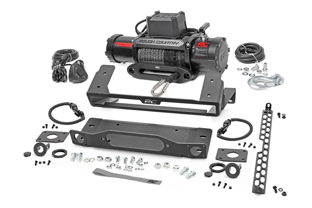 High Winch Mount | All Models | 12000S | Ford Bronco 4WD (21-23) Rough Country