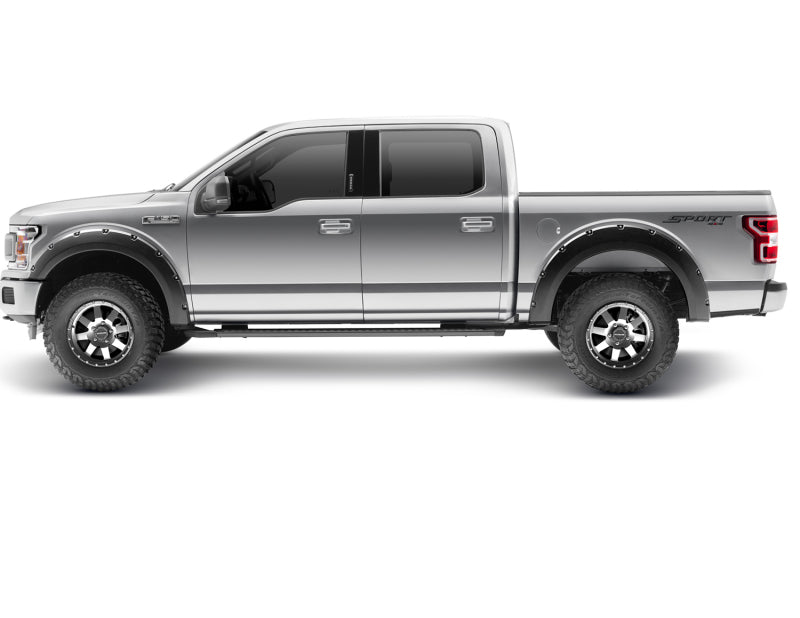 Bushwacker 18-18 Ford F-150 Pocket Style Flares 2pc - Black Bushwacker