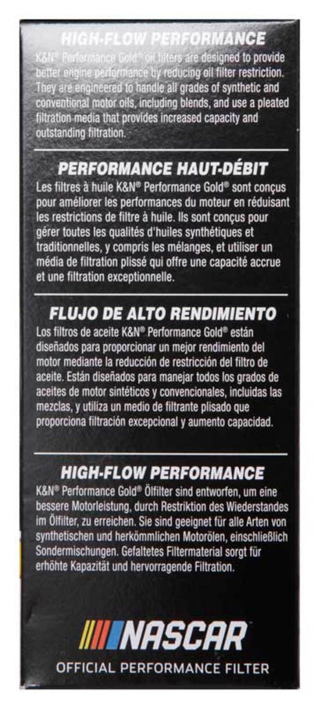 K&N Oil Filter OIL FILTER AUTOMOTIVE K&N Engineering