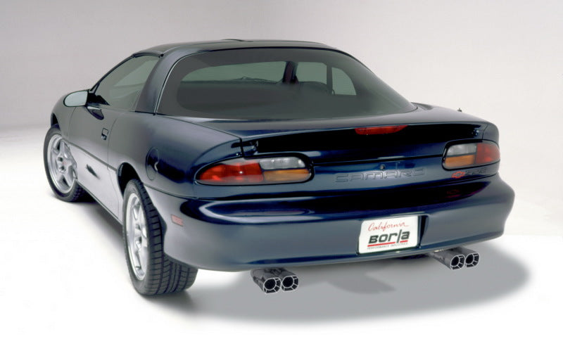 Borla 98-01 CAMARO/TRANS AM 5.7L V8 AT/MT Catback Exhaust Quad Tips Borla