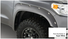 Load image into Gallery viewer, Bushwacker 16-18 Toyota Tundra Fleetside Pocket Style Flares 4pc 66.7/78.7/97.6in Bed - Super White Bushwacker