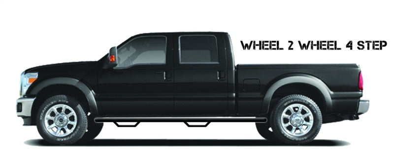 N-Fab Nerf Step 16-17 Toyota Tacoma Double Cab - Tex. Black - W2W - 2in N-Fab