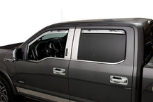 Load image into Gallery viewer, Putco 17-20 Ford SuperDuty - Crew Cab (Set of 4) Element Chrome Window Visors Putco