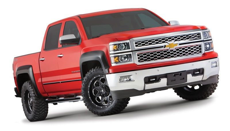 Bushwacker 14-16 Chevy Silverado 1500 Extend-A-Fender Style Flares 4pc - Black Bushwacker