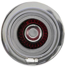 Load image into Gallery viewer, K&amp;N Universal Air Filter Chrome Round Tapered Red - 4in Flange ID x 1.125in Flange Length x 5.5in H K&amp;N Engineering