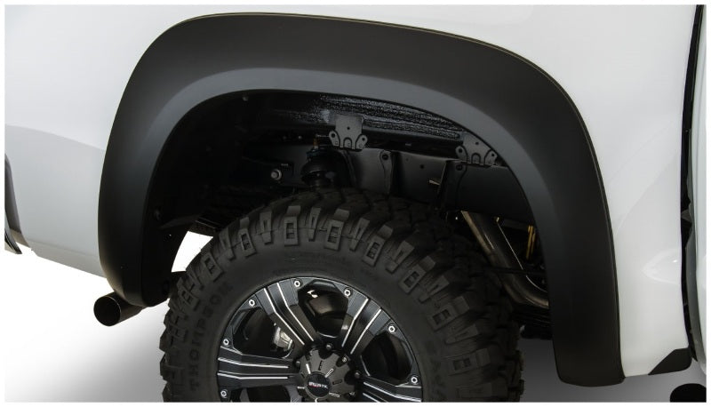Bushwacker 07-13 Toyota Tundra Fleetside Extend-A-Fender Style Flares 4pc - Black Bushwacker
