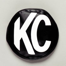 Load image into Gallery viewer, KC HiLiTES 6in. Round Soft Cover (Pair) - Black w/White KC Logo KC HiLiTES