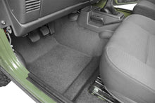 Load image into Gallery viewer, BedRug 97-06 Jeep TJ Front 3pc BedTred Floor Kit w/Center Console - Incl Heat Shields BedRug
