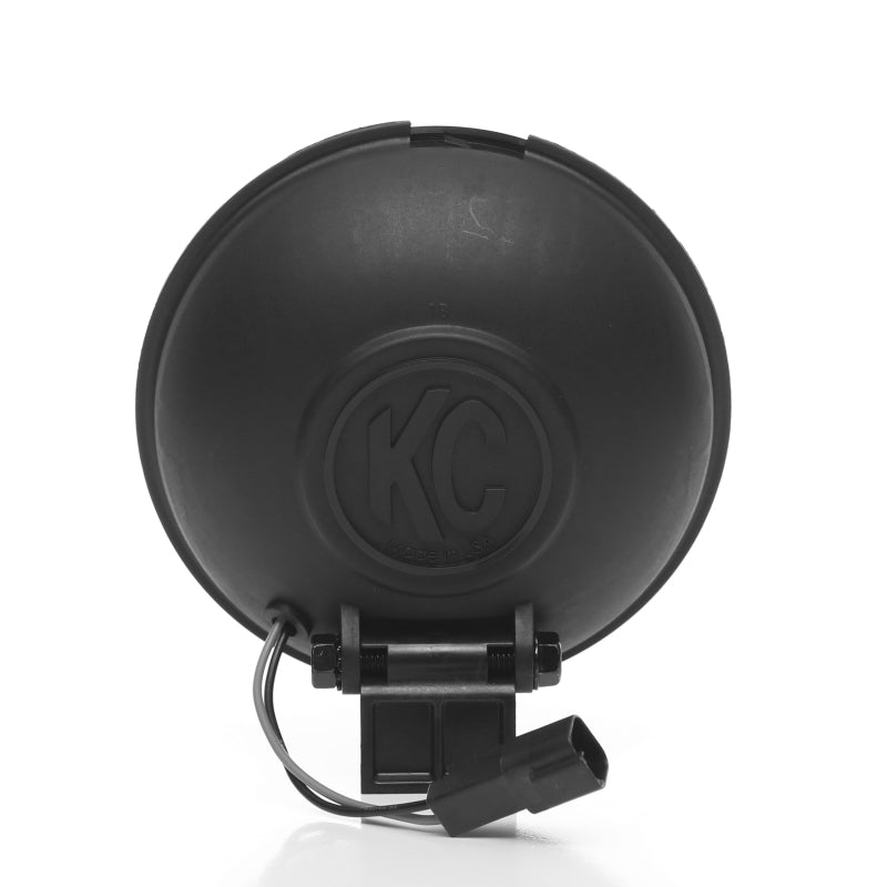 KC HiLiTES Apollo Pro 6in. Halogen Light 100w Spread Beam (Single) - Black KC HiLiTES