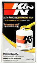 Load image into Gallery viewer, K&amp;N 03-05 Neon SRT-4 / Lotus Elise Performance Gold Oil Filter K&amp;N Engineering