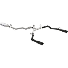Load image into Gallery viewer, MagnaFlow 2020 Jeep Gladiator 3in Street Series Dual Split Exit SS Cat-Back Exhaust w/Black Tips Magnaflow
