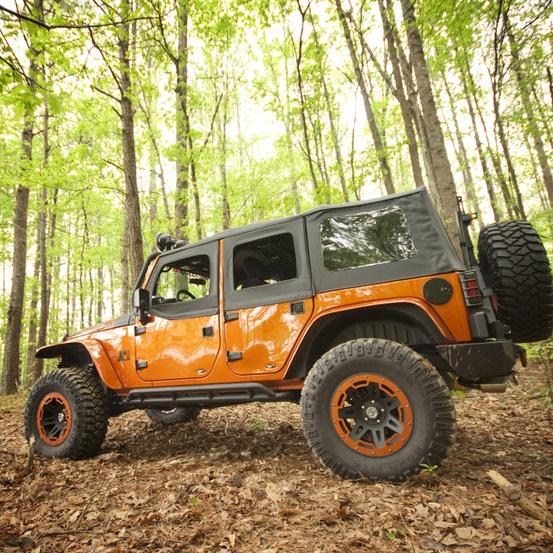 Rugged Ridge Flat Flare and Fender Liner Kit 07-18 Jeep Wrangler Rugged Ridge