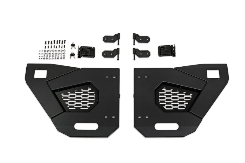 DV8 Offroad 18-22 Jeep Wrangler JL/JT Spec Series Half Doors - Rear Set DV8 Offroad
