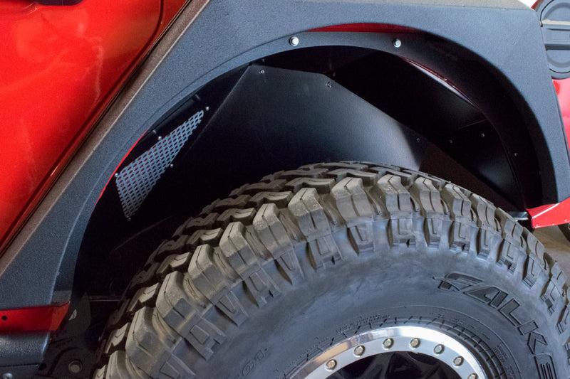 DV8 Offroad 2018+ Jeep Wrangler JL Rear Inner Fenders - Black DV8 Offroad