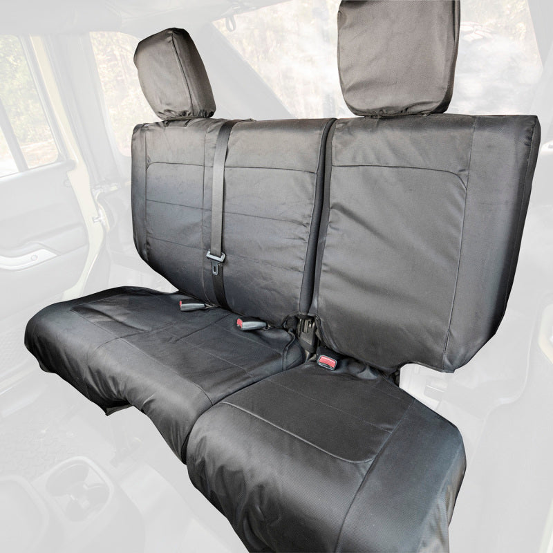 Rugged Ridge Ballistic Seat Cvr Rear Black 840D 07-10 JK 4Dr Rugged Ridge
