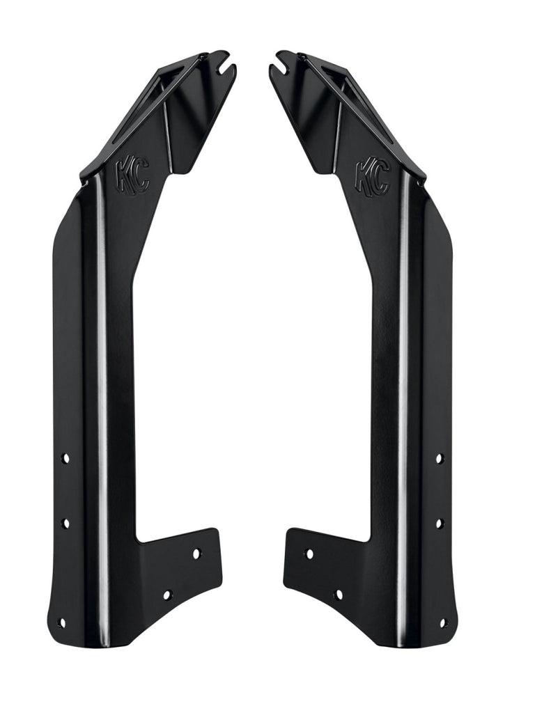 KC HiLiTES Jeep JK 50in. Overhead Xross Bar Light Mount (Bar Only/Req. Mount Brackets) - Black KC HiLiTES