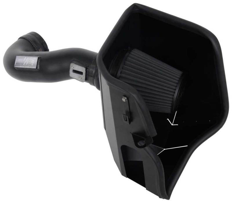 K&N 2019 Chevrolet Silverado 1500 5.3L V8 Black Performance Intake Kit K&N Engineering